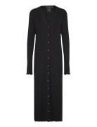 Odette Dress Polvipituinen Mekko Black Residus