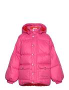 Heavy Hooded Puffer Jacket Toppatakki Pink Mini Rodini