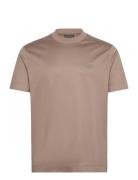 T-Shirt Designers T-shirts Short-sleeved Beige Emporio Armani