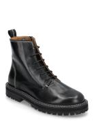 Booties - Flat Shoes Boots Ankle Boots Ankle Boots Flat Heel Black ANG...