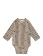 Mika Bodystocking Bodies Long-sleeved Beige That's Mine