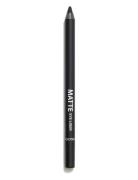 Gosh Matte Eye Liner Eyeliner Rajauskynä Meikki Black GOSH COPENHAGEN