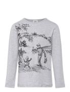 Emil And Alfred Shirt Tops T-shirts Long-sleeved T-shirts Grey Martine...