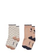 Azenore Socks 2-Pack Sukat Pink Liewood