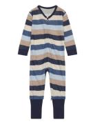 Hcmanu - Sleepsuit Pyjama Sie Jumpsuit Haalari Blue Hust & Claire