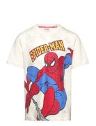 Tshirt Tops T-shirts Short-sleeved White Spider-man