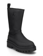 Flatform Rainboot High Mg R Kumisaappaat Kengät Black Calvin Klein