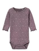 Nbfolinne Ls Body Bodies Long-sleeved Purple Name It