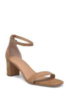 Logan Suede Sandal Korolliset Sandaalit Beige Lauren Ralph Lauren