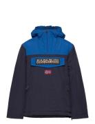 Rainforest Pocket Winter Anorak Jacket Ohut Takki Kuoritakki Blue Napa...