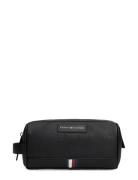 Th Business Pu Washbag Toilettilaukut Black Tommy Hilfiger