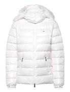 Tjw Tonal Hooded Down Jacket Vuorillinen Takki Topattu Takki White Tom...