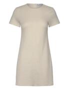 Short Tweed Dress Lyhyt Mekko Cream Mango