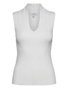 Kimmy Vests Knitted Vests White Reiss