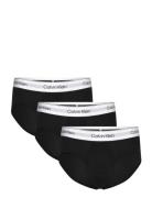 Hip Brief 3Pk Y-sepalus Briefs Alushousut Black Calvin Klein