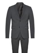 Plain Mens Suit - Normal Length Puku Grey Lindbergh