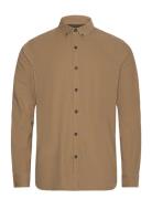 Inryan Tops Shirts Casual Brown INDICODE