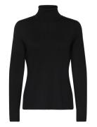 Pullover 1/1 Sleeve Tops Knitwear Turtleneck Black Gerry Weber