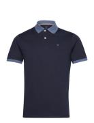 Selvedge Placket Tops Polos Short-sleeved Navy Hackett London