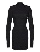 Lace Mini Ls Dress Lyhyt Mekko Black ROTATE Birger Christensen