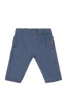 Pants Chambray Bottoms Trousers Navy En Fant