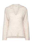 Ubika-M Tops Knitwear Jumpers Cream MbyM