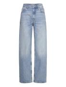 Miami Medium-Rise Straight-Fit Jeans Bottoms Jeans Straight-regular Bl...