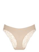 Body Make-Up Illusion Lace Highleg Tai Alushousut Brief Tangat Beige T...