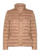 Light Down Jacket Vuorillinen Takki Topattu Takki Beige GANT