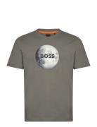 Te_Moon Tops T-shirts Short-sleeved Grey BOSS