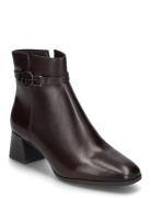 Women Boots Shoes Boots Ankle Boots Ankle Boots With Heel Brown Tamari...