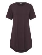 Bamboo Bigshirt Yöpaita Brown Lady Avenue