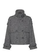 Mspeggy Trench Jacket Villakangastakki Grey Minus