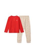 Wilhelm Printed Pyjamas Set Pyjamasetti Pyjama Multi/patterned Liewood