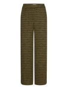 Ihkate Mosley Pa2 Bottoms Trousers Wide Leg Khaki Green ICHI