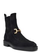 Fallwi Mid Boot Shoes Boots Ankle Boots Ankle Boots Flat Heel Black GA...