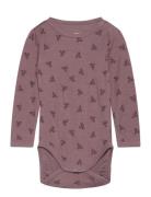 Hmlbambo Body Ls Pitkähihainen Body Pink Hummel