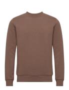 Mmgabel Crew Neck Sweat Tops Sweat-shirts & Hoodies Sweat-shirts Brown...