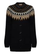 Cilla Cardigan Tops Knitwear Cardigans Black Jumperfabriken