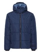 Outerwear Vuorillinen Takki Topattu Takki Blue Blend