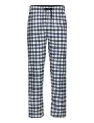 Mouline Brushed Pyjama Pants Olohousut Navy Lindbergh