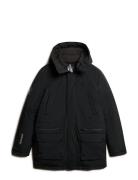 City Padded Parka Jacket Parka Takki Black Superdry