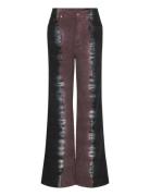 Brasilia Pants Tie Dye Bottoms Jeans Wide Black H2O Fagerholt