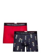 Classic Stretch-Cotton Trunk 2-Pack Bokserit Red Polo Ralph Lauren Und...