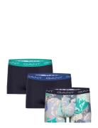 Sea Print Trunk 3-Pack Bokserit Navy GANT