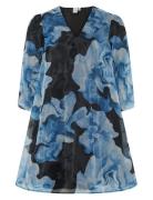 Yasromina Ls Dress - Show Lyhyt Mekko Blue YAS