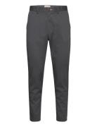 Tapered Twill Chinos Bottoms Trousers Chinos Grey GANT