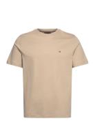 Ess Seasonal Reg Fit Solid Tee Tops T-shirts Short-sleeved Beige Tommy...