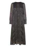 Pzmeggy Long Dress Polvipituinen Mekko Black Pulz Jeans