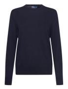 Wool Crewneck Sweater Tops Knitwear Jumpers Navy Polo Ralph Lauren